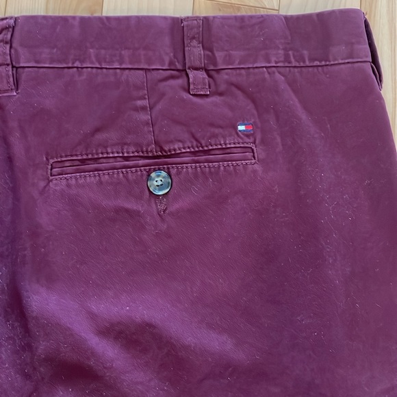 Tommy Hilfiger Burgundy Regular Fit Chino Pants (44/30) - Picture 7 of 9